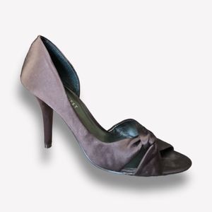Nine West Chocolate Brown Open Toe Sandals, 5.5 M